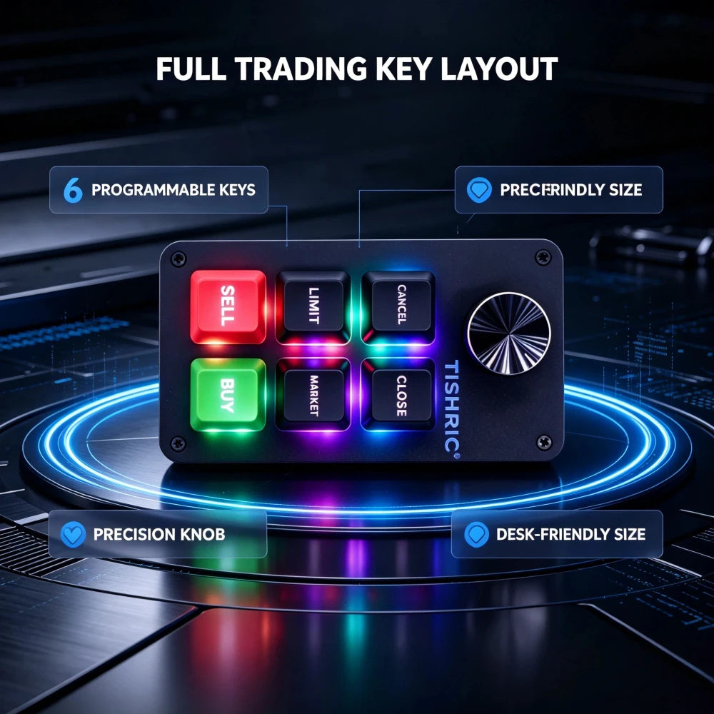 Clavier Mini RGB 6 Touches 1 Molette Programmable