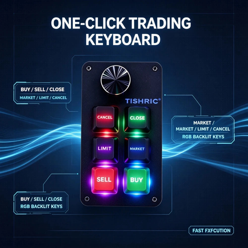 Clavier Mini RGB 6 Touches 1 Molette Programmable