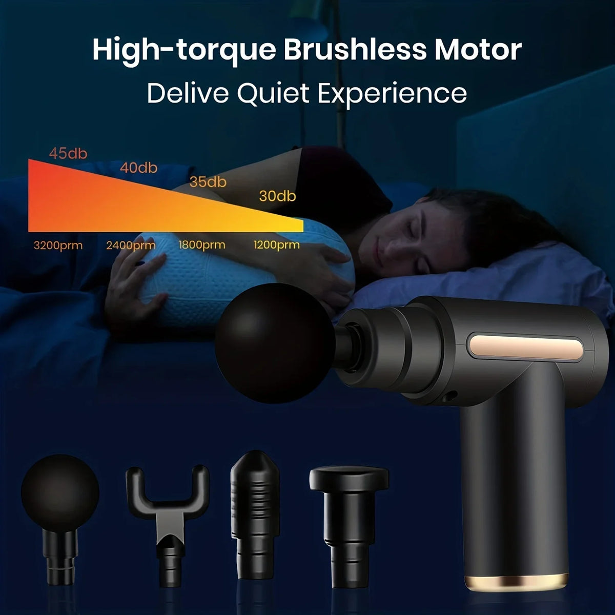 Pistolet de massage portable